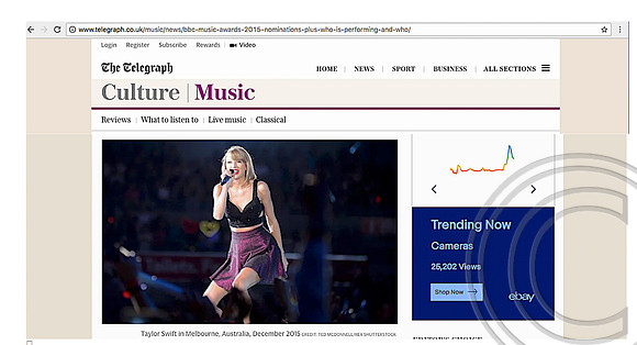 Telegraph UK - Taylor Swift