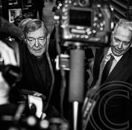 Cardinal Pell fronts Melbourne Magistrates' Court
