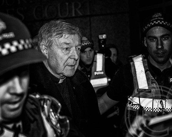 Cardinal Pell fronts Melbourne Magistrates' Court