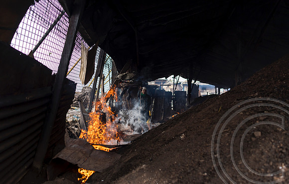 Charcoal harvesting rife in Manila's slums