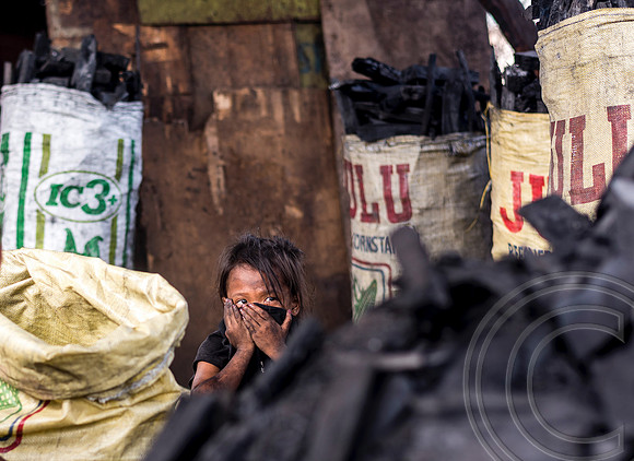 Charcoal harvesting rife in Manila's slums