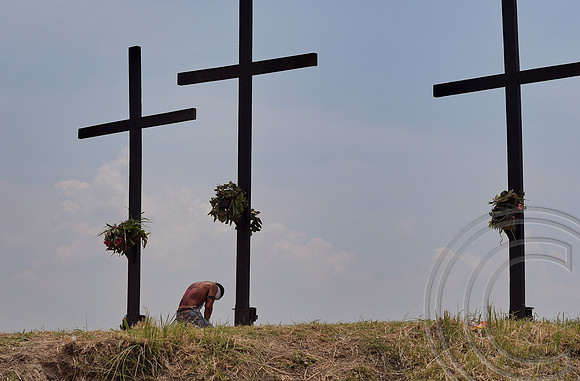 Good Friday Easter crucifixion re-enactment in the Philippines