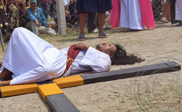 Good Friday Easter crucifixion re-enactment in the Philippines