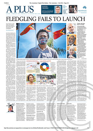 East Timor - The Australian - Words & Pictures